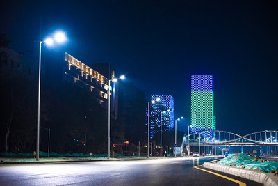 照亮美麗寶龍|寶龍片區(qū)道路提升改造EPC項(xiàng)目道路亮化工程