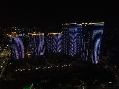 青島市西海岸新區(qū)大珠山路等區(qū)域景觀照明提升工程--2020神燈獎申報工程